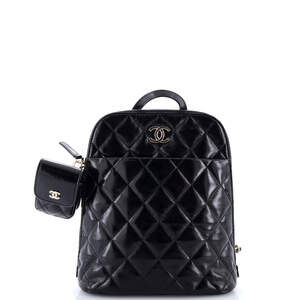 Chanel My Pocket Backpack Quilted Shiny #206276C45B